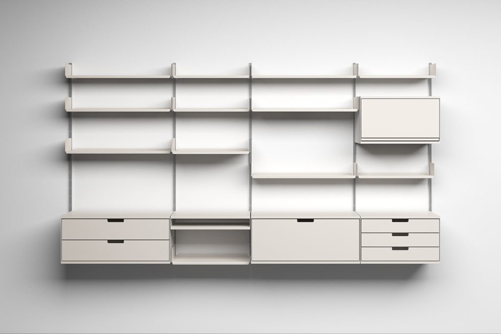 The 606 shelving system from 1960 is still Dieter Rams' most successful furniture design and will certainly be in production for a long time to the future© Vitsœ