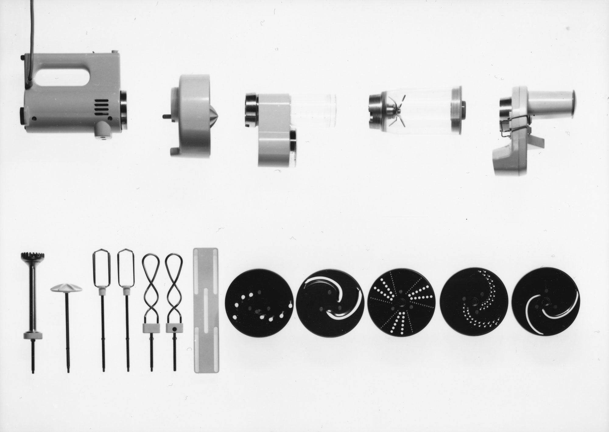 Werbeaufnahme für Braun Küchenmaschine KM 2 ca. 1965 © Braun/P&G