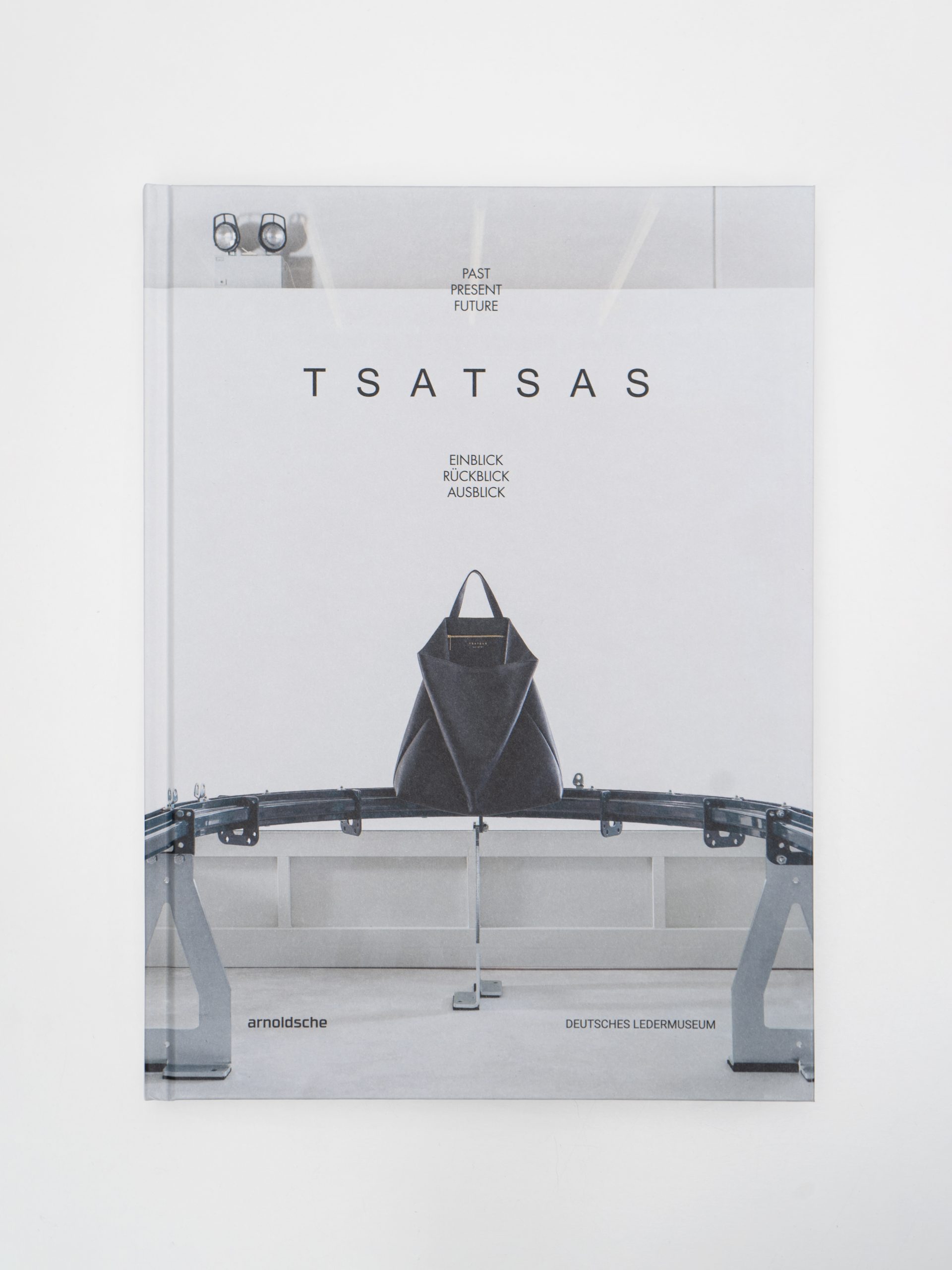 Catalog title of a publication by the German Leather Museum about TSATSAS